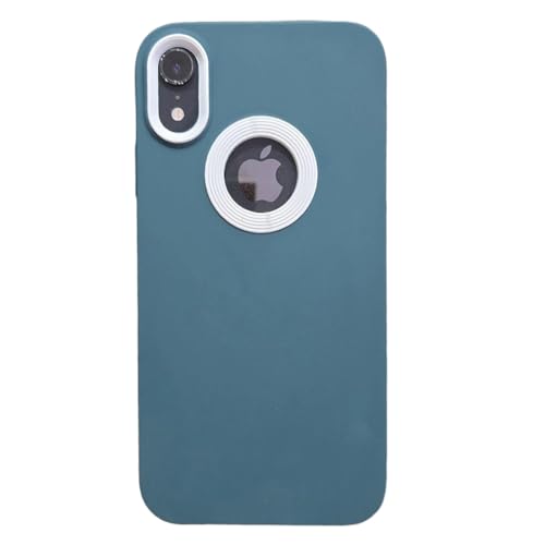 Image of Premium Candy Case for iPhone XR | Soft TPU Slim Back Cover | Shockproof Protective Case with Camera Guard | Lightweight Anti-Slip Grip Phone Cover - Teal Blue