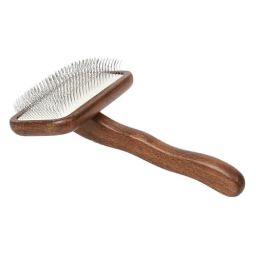 Hohopeti Wooden Dog Massage Comb Pet Hair Comb for Cat and Dog Pet Grooming Tool