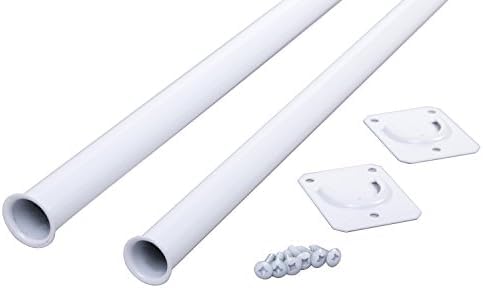 Image of Closet Pro CD-0024-18 /30WT Heavy Duty Adjustable Rod, 18 by 30-Inch, White (Pack of 10)