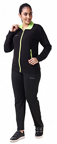 Image of Tempest Women's Stylish Ultra Strechable Lycra Sports Athletic Gym Running Sports Track Suit | Women's Yoga Track Suit Pants, Joggers, Gym, Active Lower Wear ll (2 Piece Set)
