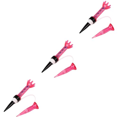 HANABASS 3sets Golf Tees Elasticity Golf Tee Pegs Ball Holder Rack for Golfs Supplies and Accessories 2pcs*3