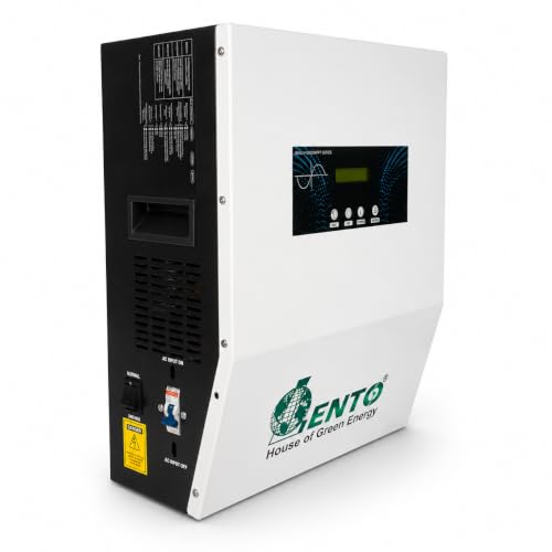Image of Lento 2.5KVA 24V Solar Inverter for Home | Hybrid Solar PCU with Advanced MPPT Technology | Pure Sine Wave Solar UPS | Compatible with Lithium, Tubular, SMF & Gel Batteries | Wall-Mount Design