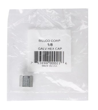 Billco 1/8 in. FPT Galvanized Cap