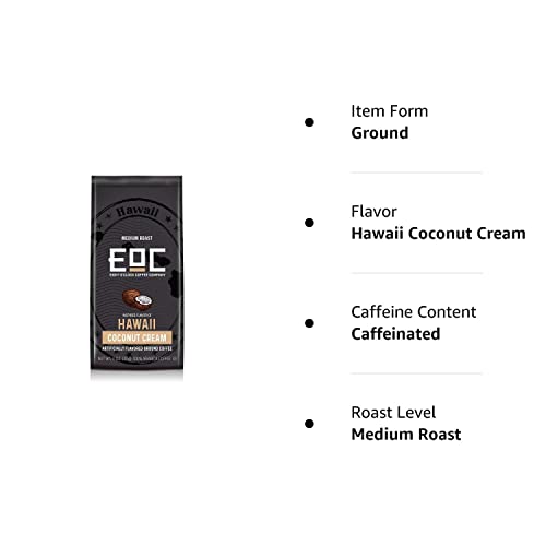 Eight O'clock Coffee Flavors Of America Hawaii Coconut Cream, 11 Ounce, Flavored Ground Coffee, Rich Coconut Taste #TOP4