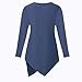 HGps8w Breastfeeding Shirts for Women Loose Long Sleeve Nursing Tunic Tops Stretchy Comfy Crew Neck Maternity Blouse