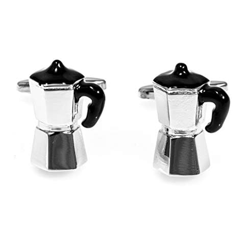 MRCUFF Coffee Pot Cufflinks Gift Set Cover