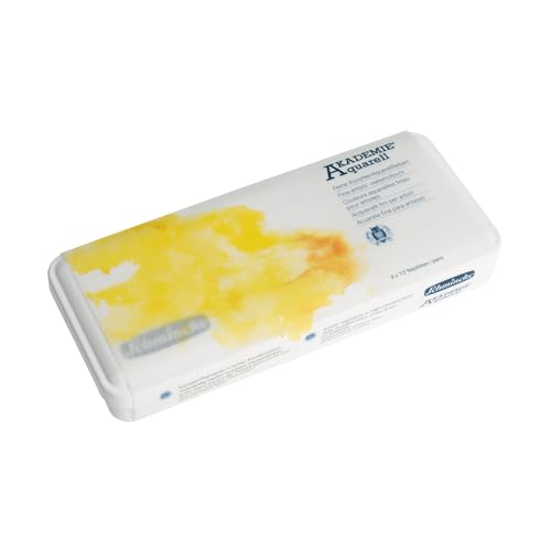 Schmincke – AKADEMIE® Aquarell Farbkasten, Kunststoff-Set,...