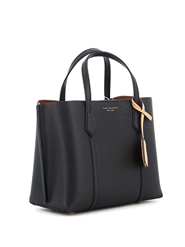 Tory Burch Perry Small Triple Compartment Leather Tote Bag