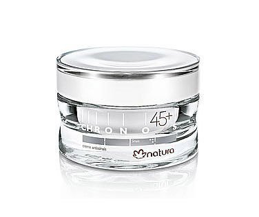 Linha Chronos natura - Creme Antissinais 45+ FPS 30 Sinais Visiveis - (Natura Chronos Collection - Anti-aging 45+ Visible Signs Cream SPF 30 Net