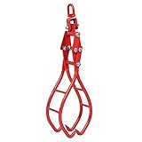 Gxcevsou 28'' 4 Claw Log Grapple Lifting Tongs Logging Tongs Heavy Duty Log Lifting Tongs Lifting Ti