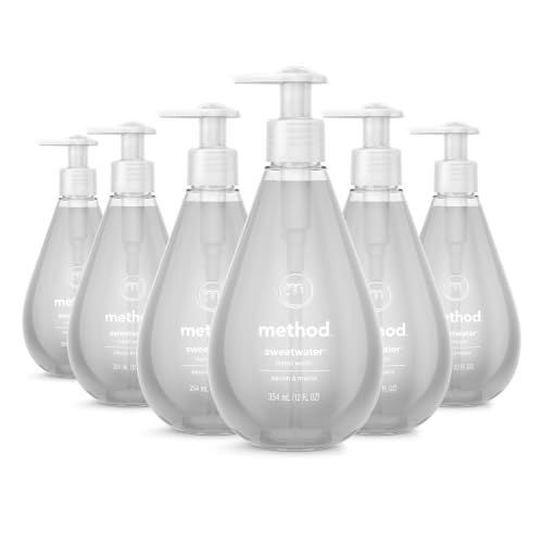 method Gel Hand Wash, Sweet Water, 12 fl oz, 6 pack
