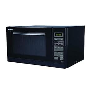 Sharp R372KM Solo Touch Control Microwave, 25 Litre capacity, 900W, Black