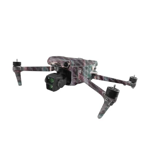 Image of MightySkins Carbon Fiber Skin Compatible with DJI Air 3 - Grunge Marble | Protective, Durable Textured Carbon Fiber Finish | Easy to Apply