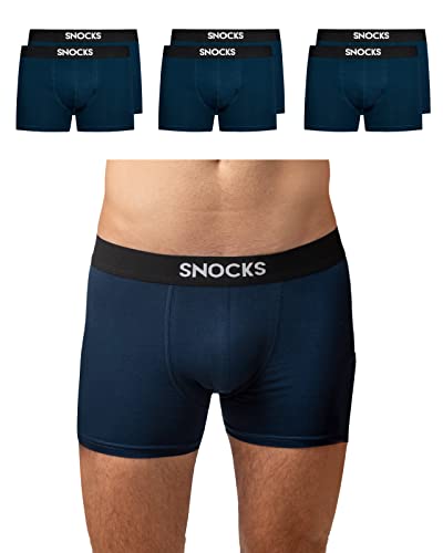 Boxer homme coton Snocks de qualité supérieure en tissu peigné