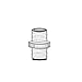 ACE GLASS 5841-52 Series Coupling, Teflon, 50 mm Diameter
