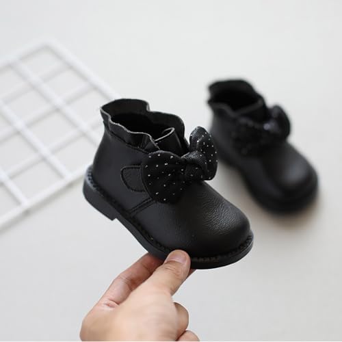 Toddler Snow Boots Mid Calf Snow Boots Unisex Child Warm Bootie Winter Boot Anti-Slip Cold Weather Shoes Girls Boys2