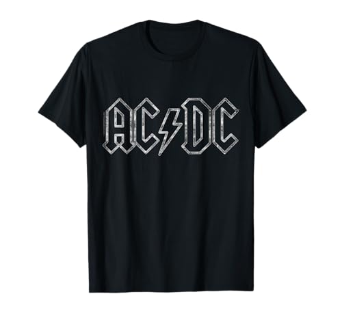Official AC/DC Jagged Logo Black Classic Rock...