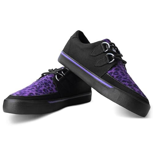 Image of TUK Suede Creeper Sneaker Shoes for Women and Men, D Ring Lace Up Shoes