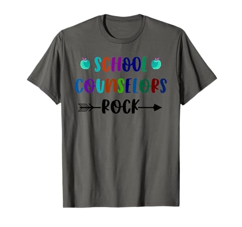 Funny School Counselors Rock Trendy Counselor Appreciation Camiseta