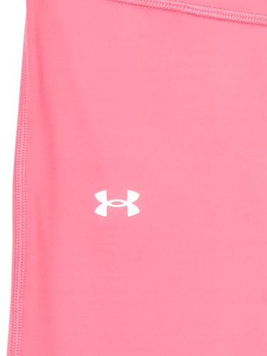 Under Armour Girls Motion Solid Crop Leggings, (672) Super Pink / / White, Large2