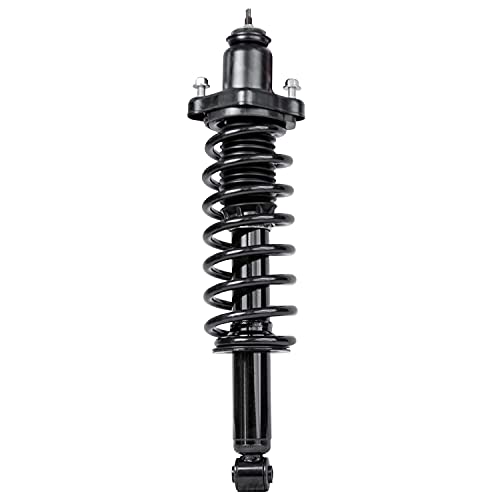 Image of Detroit Axle - 2 Rear Struts for 2007-2016 Dodge Caliber Jeep Patriot Compass Complete Struts Shocks with Coil Spring 2008 2009 2010 2011 2012 2013 2014 2015 Replacement Quick Install Ready Struts