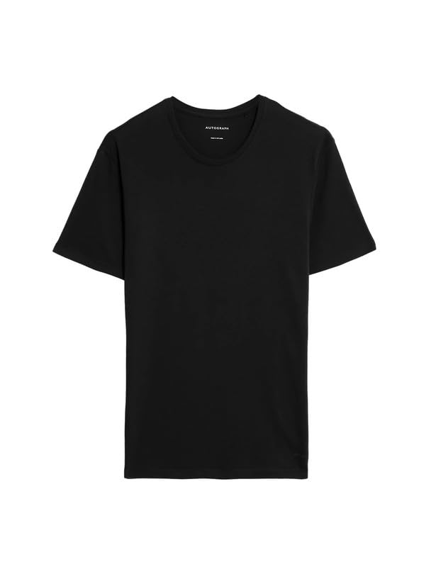 marks & spencer Men's Cotton Solid Regular Fit T-Shirt-picture-18