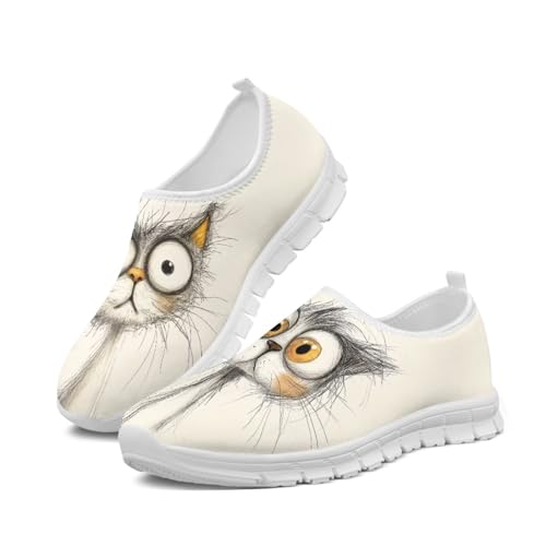 Image of Jeiento Cute Dog Women's Casual Slip On Shoes Loafers Sneakers for Women