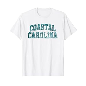 Coastal Carolina Chanticleers Retro Arch Officially Licensed T-Shirt