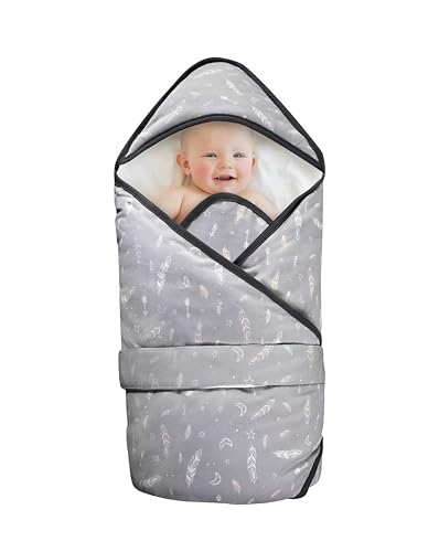 Image of KIDDA Newborn 0-12 Months Baby Swaddle Blanket Multifunctio Boys Girls Cotton Thick Mat Wrap Stroller Sleeping Sacks Infant