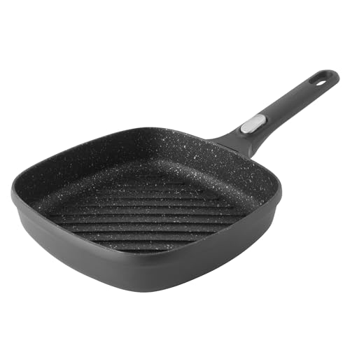 Berghoff Gem - Sartén parrilla (aluminio, 24 cm), color negro