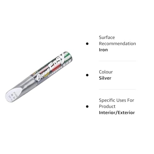 Image of Car Scratch Remover Touch Up Paint Pen Automotive Car Paint Pen 2 In 1 Car Paint Scratch Repair for Deep Scratches Special-Purpose Car Paint (Silver)