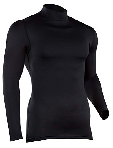 ColdPruf Men's Quest Performance Activewear Long Sleeve Mock Neck Top