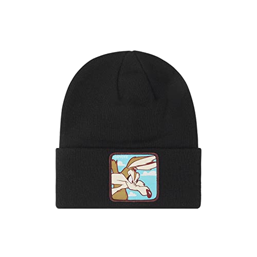 Bonnet Looney Tunes Capslab Coyote doux et chaud contre le froid hivernal