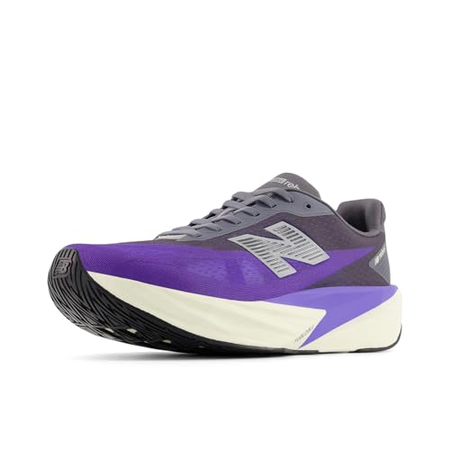 New Balance Men's FuelCell Rebel V5 Running Shoe, Electric Indigo/Truffle Salt, 10
