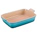 Le Creuset Heritage Caraïbes Plat Rectangulaire en Grès, 2,5 quart