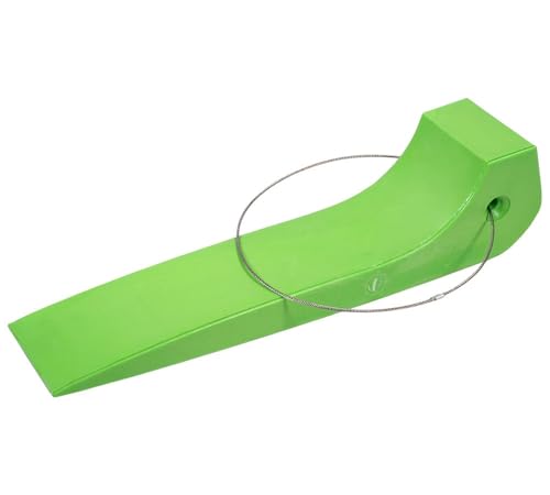 Mytee Products Car Tire Skates with Cable Handle for Tow Truck, Wreckers, & Roll Back Carrier - Safety Green 4,000 lbs WLL, Heavy-Duty Vehicle Towing Accessories for Auto Haulers