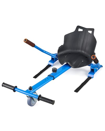 CO-Z Silla de Hoverboard Compatible para Adultos Hoverkart para Patiente Eléctrico de 16.5, 20.3 y 25.4 cm Asiento de Hoverboard Ajustable para Diversión