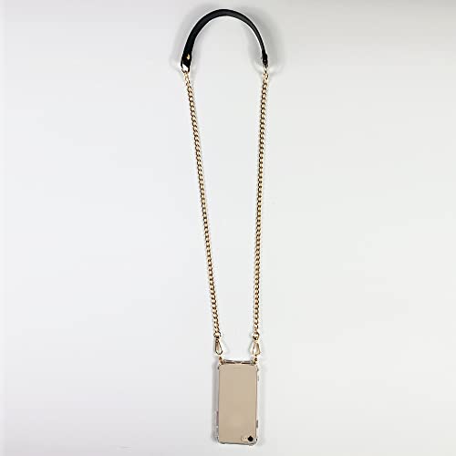 Transparent Reinforced Tempered Glass Case for Xiaomi Redmi Note 12 4G Black Leather Strap/Chain Cord, Multicolored - Image 2