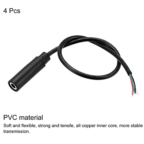 Cable Audio Jack 3.5mm Hembra 0.30m Pack de 4 miniatura 3