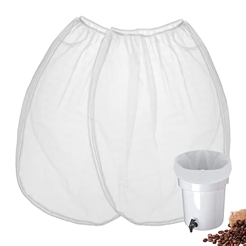 PalpitateC Toddy Lot de 2 sacs filtrants de rechange compatibles avec système d'infusion à froid Toddy pour filtre à café froid de 18 litres – Réutilisable