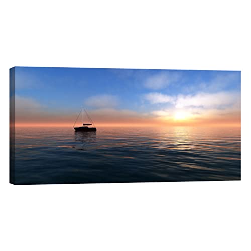 Tableau sur toile nature luminescente DCL059-3 decoration nuit 60x120cm