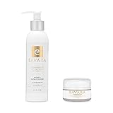 Award Winning Organic Facial Cleanser & Botanical Anti Aging Daily Moisturizer Cream | Natural...