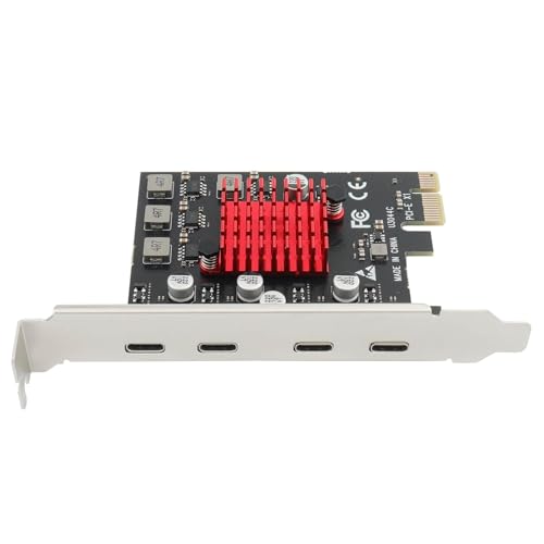 Image of SaiRetail.Com PCIE USB 3.1 GEN2 Type-c Expansion Card,10Gbps PCI Express 3.0 1X to Type C Connector for Windows 10 /8