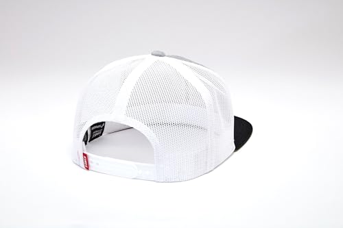 Image of Kimes Ranch Amboy Hat - Unisex High-Profile Snapback, Tall Boy Fit, Flat Bill, Cotton Twill, Leather Front Patch