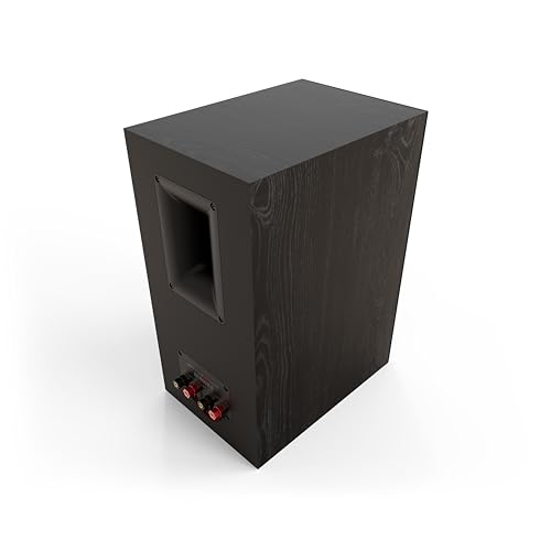Klipsch Reference Premiere RP-600M II Bookshelf Speaker Pair with All-New Larger 90° x 90° Hybrid Tractrix Horn, 6.5” Cerametallic Woofers for Dynamic Home Theater Sound in Ebony
