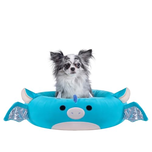 Squishmallows Original 20-Inch Tatiana The Dragon Pet Bed - Small -Sized Ultrasoft Official Plush Pet Bed for Dogs and Cats