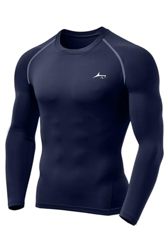 Image of PROSHARX Men's Premium Full Sleeve Compression T-Shirt - Athletic Base Layer Tights for Fitness & Sports