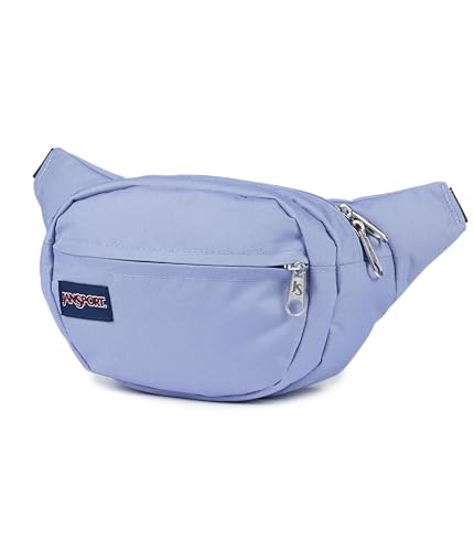 Image of JanSport Fifth Avenue Fanny Pack Crossbody Bags for Women, Men - Stylish, Durable Waist Bag with Adjustable Belt, Main Zippered Pocket, Quick Stash Pocket, Travel Essentials, Lavender Ash