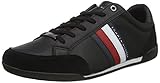 adidas sneaker low herren Genuine Product Tommy Hilfiger Herren Corporate Material Mix Cupsole Sneaker, Schwarz (Black Bds), 40 EU