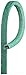 Gates 6819 PoweRated V-Belt, 4L Section, 1/2"" Width, 5/16"" Height, 19.0"" Belt Outside Circumference", black